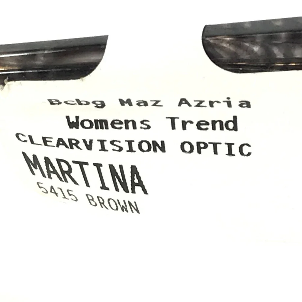 BCBGMAXAZRIA Eyeglasses Frames MARTINA BROWN MULTI Cat eye Full Rim 54-15-140